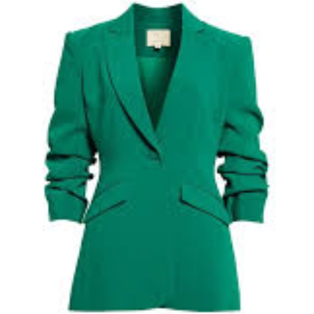 NEW with Tags Cinq A Sept Cheyenne Blazer Malachite Green 2